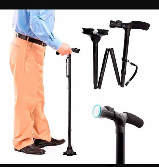 Baston Ortopedico Plegable con Linterna Trusty Cane